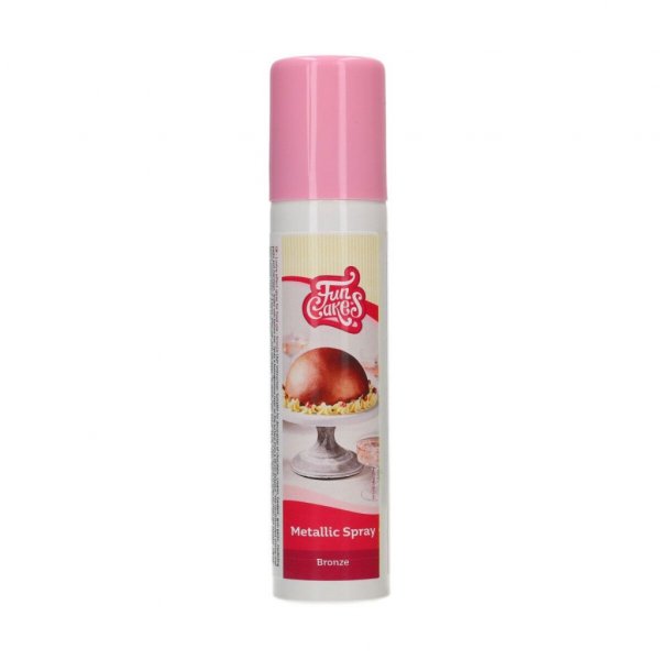 Spiselig spray - FunCakes - Metallisk bronse - 100 ml Spiselig spray - FunCakes - Metallisk bronse - 100 ml