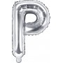 Bokstavballonger - Slv - 35 cm - Bokstav: P