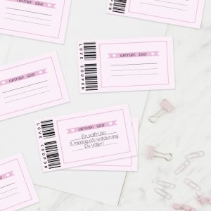 Kjærlighetskuponger / Kjærlighetskuponger - 20-pakning - Rosa Kjærlighetskuponger / Kjærlighetskuponger - 20-pakning - Rosa