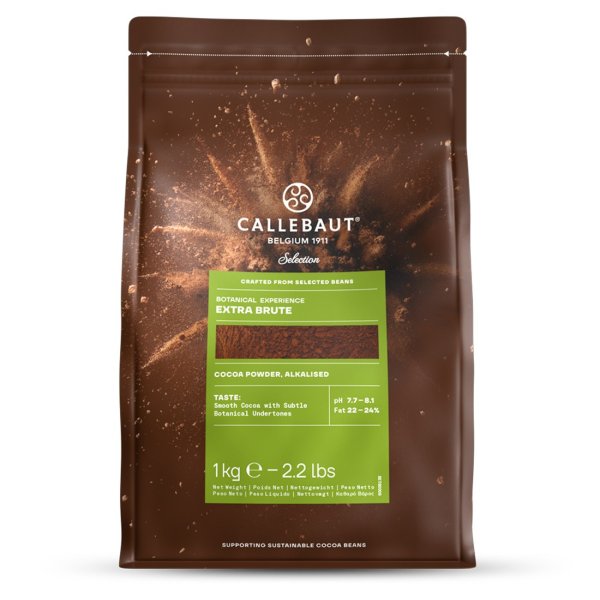 Kakao - Botanisk Ekstra Bruté - Callebaut - 1 kg Kakao - Botanisk Ekstra Bruté - Callebaut - 1 kg