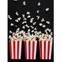 Popcornbokser - Rød/hvit - 6-pakning Popcornbokser - Rød/hvit - 6-pakning