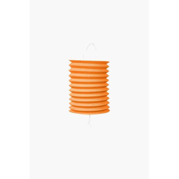 Lanterne - Papir - Oransje - 16 cm Lanterne - Papir - Oransje - 16 cm
