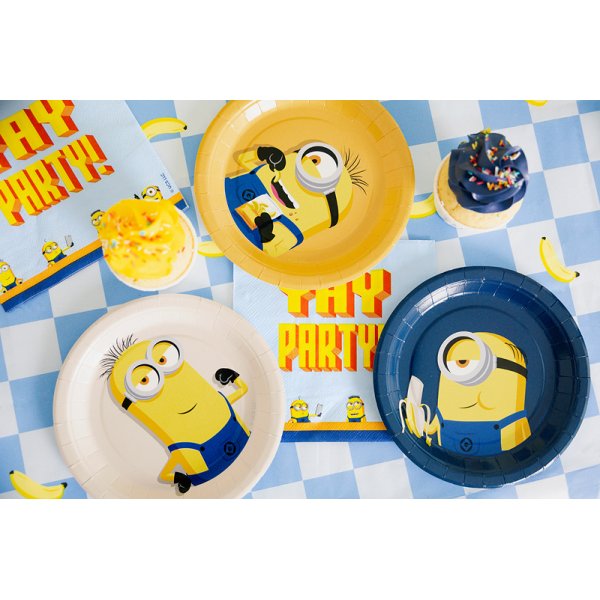 Papirtallerkener Minions - Mix Papirtallerkener Minions - Mix