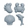 Sandformer - Scrunch - Lyseblå - 4-pakning Sandformer - Scrunch - Lyseblå - 4-pakning
