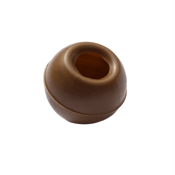 Ferdige pralinskjell - Runde trøffelskjell - Melkesjokolade - Callebaut - ca. 115 stk Ferdige pralinskjell - Runde trøffelskjell - Melkesjokolade - Callebaut - ca. 115 stk