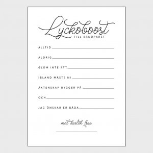 Rådskort - Lykkeboost for brudeparet - 8-pakning Rådskort - Lykkeboost for brudeparet - 8-pakning