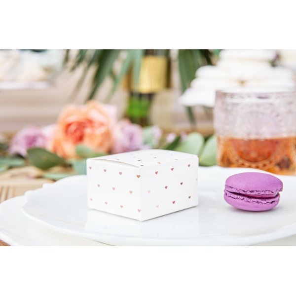 Gaveesker - Små hjerter - Roségull - 10-pakning Gaveesker - Små hjerter - Roségull - 10-pakning