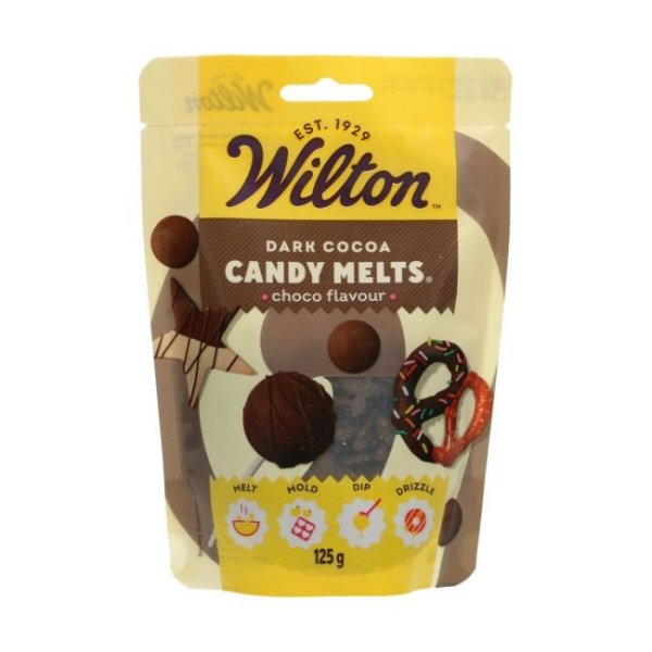 Candy Melts - Mørk brun - 125 g - Wilton Candy Melts - Mørk brun - 125 g - Wilton