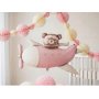 Folieballong - Bjørn i fly - Rosa Folieballong - Bjørn i fly - Rosa