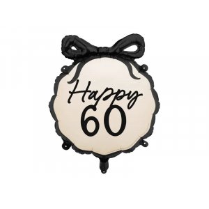 Rund folieballong - Naken - Happy 60