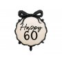 Rund folieballong - Naken - Happy 60