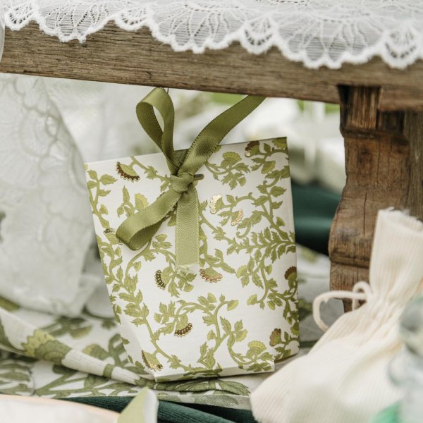 Gaveesker - Blomster - 10-pakning
