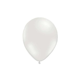 Ballonger - Metalliske - Hvite - 10-pakning Ballonger - Metalliske - Hvite - 10-pakning
