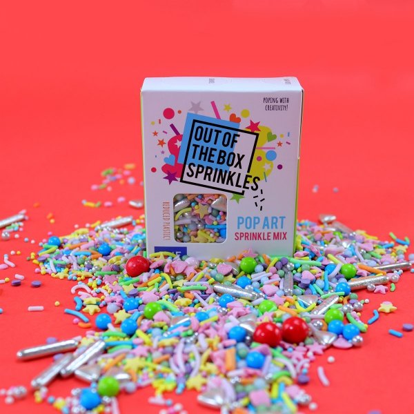 Strøblanding - Ut av esken - Pop Art - 60 g Strøblanding - Ut av esken - Pop Art - 60 g