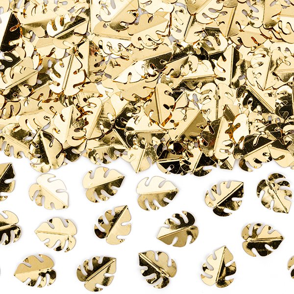Konfetti - Blader - Gull Metallisk - 15g Konfetti - Blader - Gull Metallisk - 15g