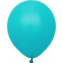 Ballonger ensfarget - Premium 30 cm - Turkis - 10-pakning