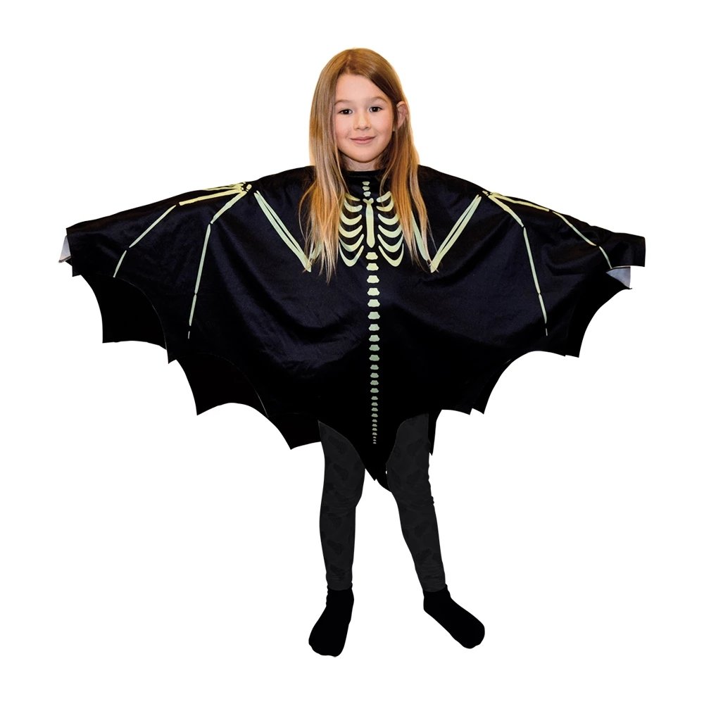 Poncho - Skjelett - Barn - Halloween-kostyme, Halloween