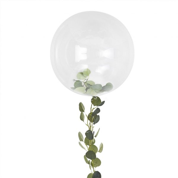 Globeballong - Med bladstreamer Globeballong - Med bladstreamer