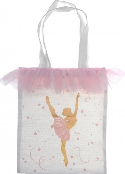 Godteripose/fiskedampose i stoff - Ballerina - 1 stk Godteripose/fiskedampose i stoff - Ballerina - 1 stk