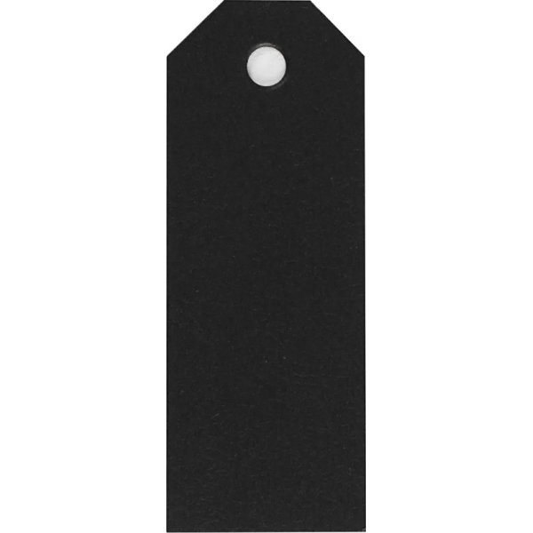 Merkelapper - Svart - 6 cm - 20-pakning Merkelapper - Svart - 6 cm - 20-pakning