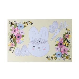 Bordbrikker - Blomster - 6-pakning