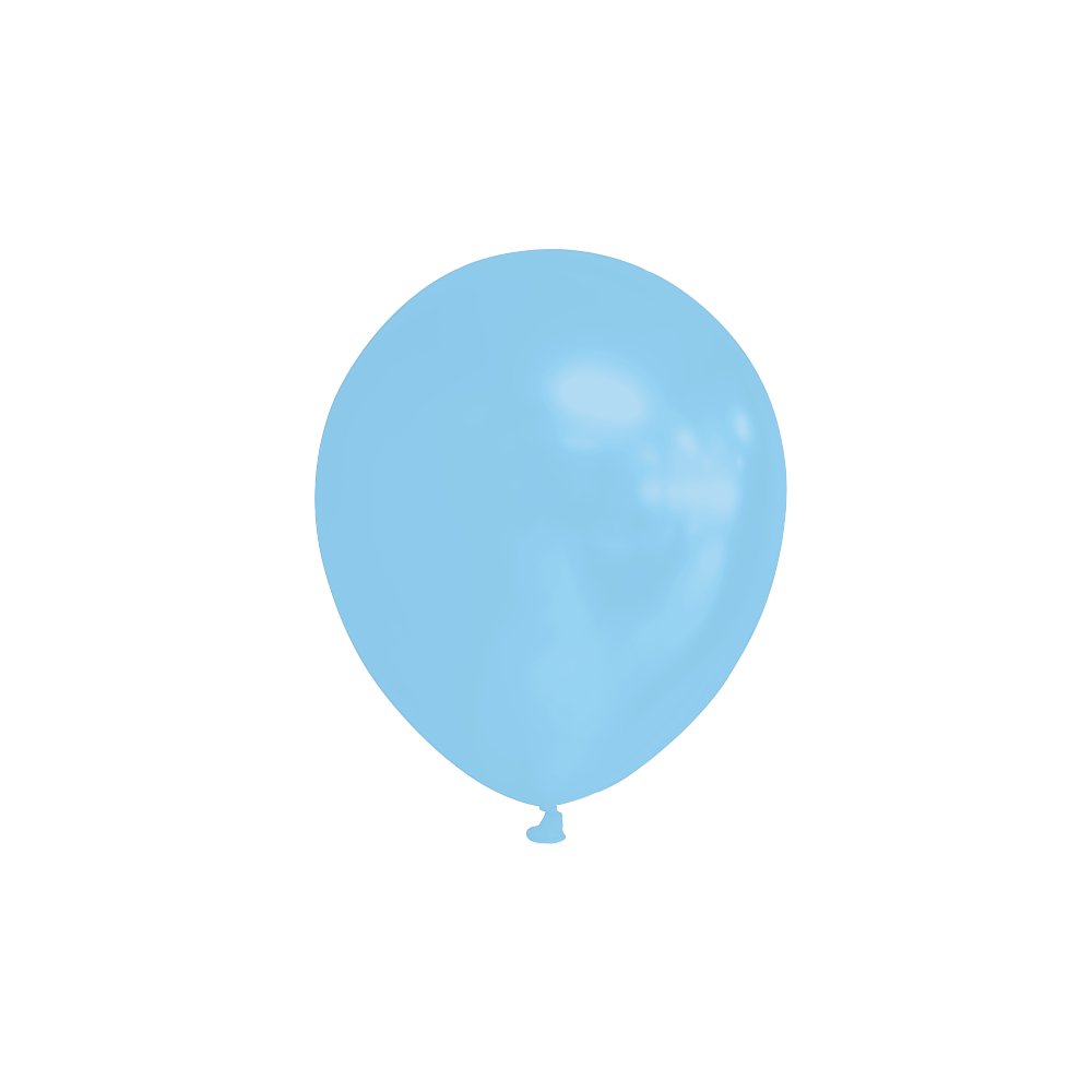 Ballonger – Lyseblå – 100-pakning – Pastell, Ensfargede ballonger, Ballonger