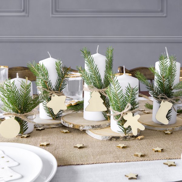 Trekonfetti - Stjerner - Ca. 50 stk. Trekonfetti - Stjerner - Ca. 50 stk.