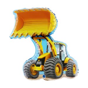 Folieballong - Bulldoser - Form - 62 cm Folieballong - Bulldoser - Form - 62 cm