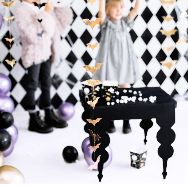 Girlander - Flaggermus - Gull Metallisk Girlander - Flaggermus - Gull Metallisk