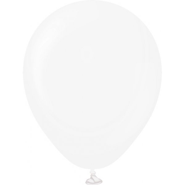 Miniballonger ensfarget - Premium 13 cm - Krystalltransparent Miniballonger ensfarget - Premium 13 cm - Krystalltransparent