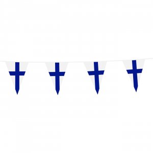 Flagggirlande Finland 10 meter Flagggirlande Finland 10 meter