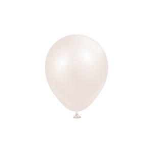 Miniballonger ensfargede - Premium 13 cm - Aura Beige Krem - 25-pakning