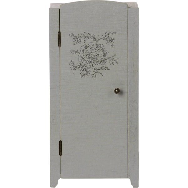 Miniatyrgarderobe - Maileg - Grå/mint Miniatyrgarderobe - Maileg - Grå/mint