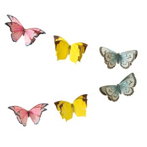 Girlander - Sommerfugler - 2,5m Girlander - Sommerfugler - 2,5m