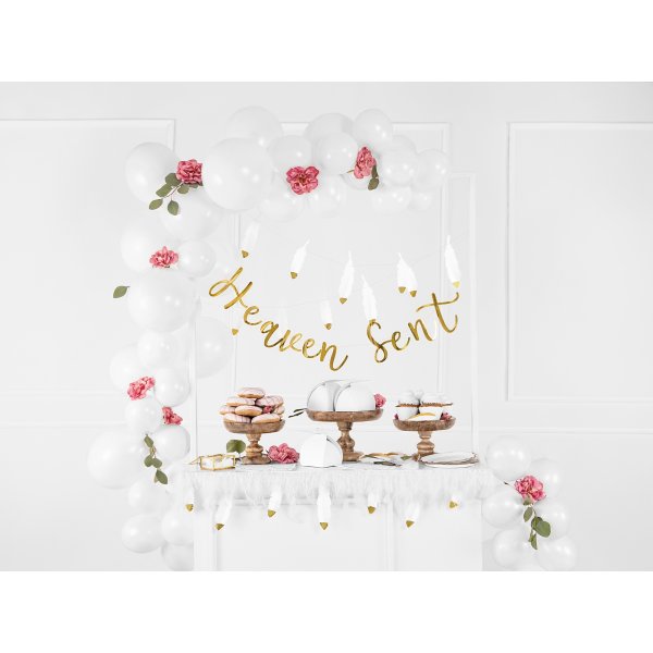 Pastellballonger - Premium 27 cm - Hvite - 100-pakning