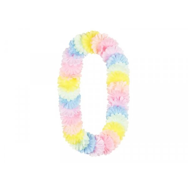 Hawaiisk krans - Pastell - 120 cm