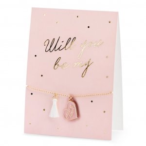 Kort med armbnd - Vil du vre forloveren min?