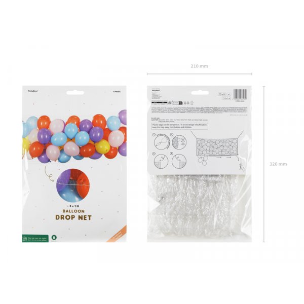 Ballongnett for ballongregn - 3x1m Ballongnett for ballongregn - 3x1m