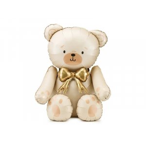 Folieballong - 84 cm - Teddybjørn - Beige/gull Folieballong - 84 cm - Teddybjørn - Beige/gull