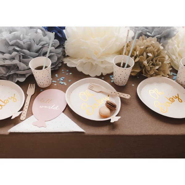 Ballongformede kort for milepæler for babyen Ballongformede kort for milepæler for babyen