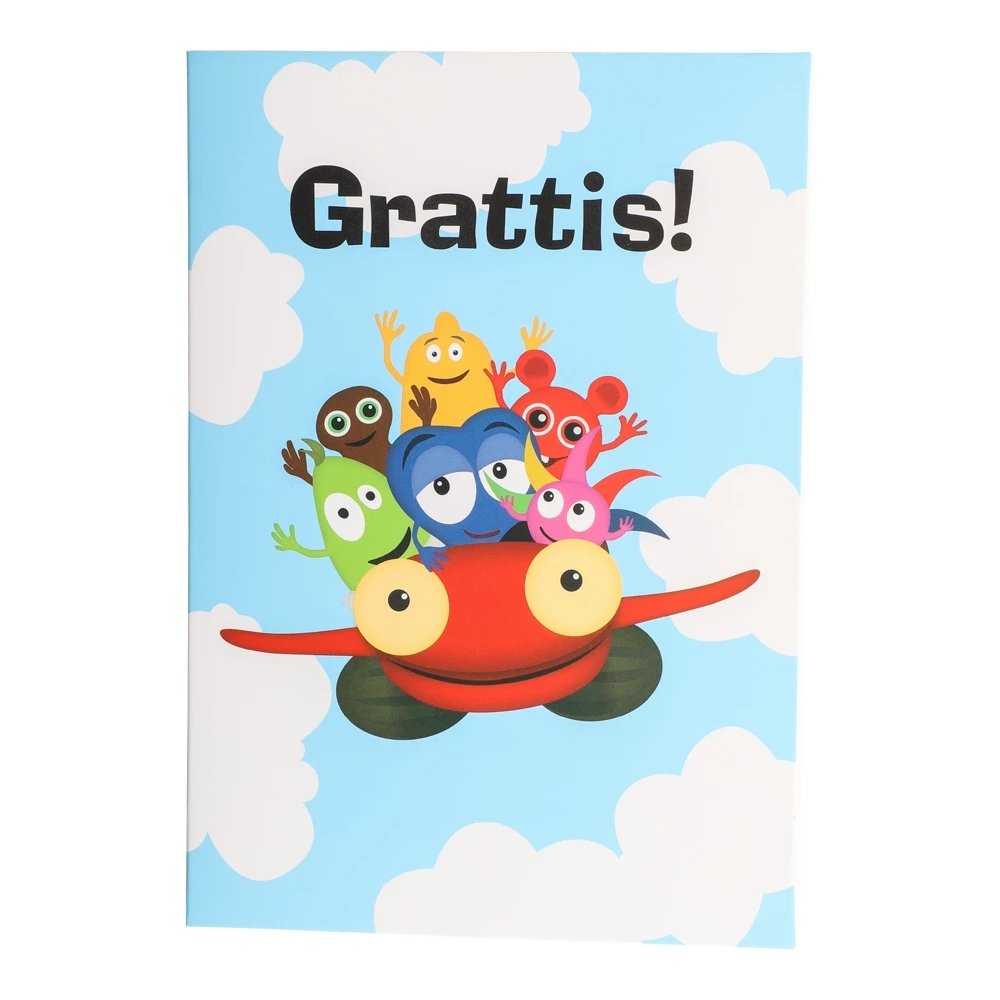 Gratulasjonskort – Babblarna – 12×17 cm