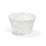 Cupcake-papir - Hvit - 10-pakning