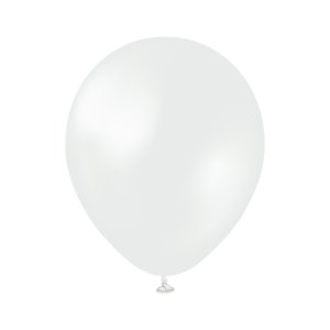 Lateksballonger - Perlehvit - 45 cm - 5-pakning