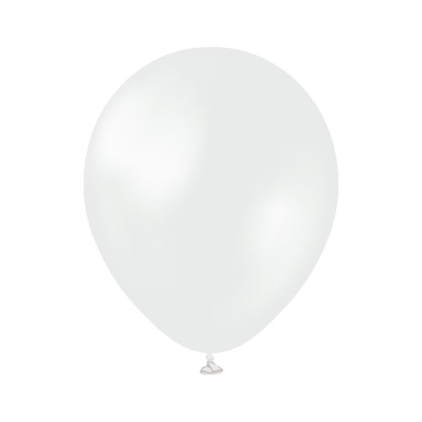 Lateksballonger - Perlehvit - 45 cm - 25-pakning Lateksballonger - Perlehvit - 45 cm - 25-pakning