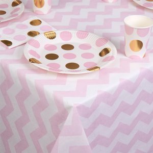 Duk - Pattern Works - Lys rosa Chevron Duk - Pattern Works - Lys rosa Chevron