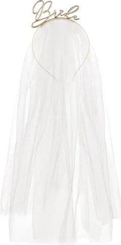 Tiara med slør - Gull Tiara med slør - Gull