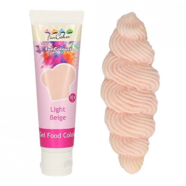 FunCakes fargegel - 30g - lys beige FunCakes fargegel - 30g - lys beige