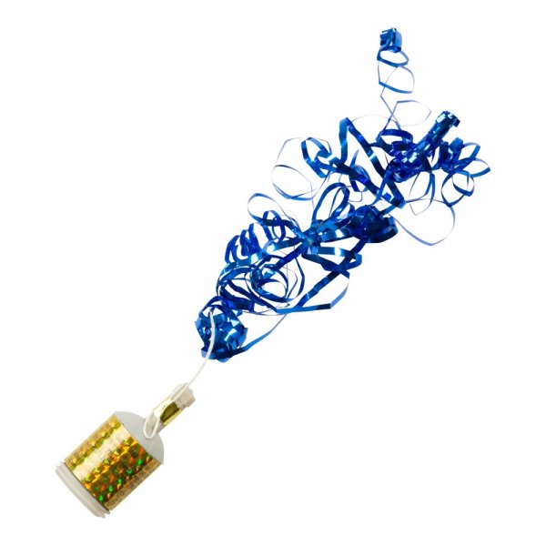 Party Poppers - 6-pakning - Blå Party Poppers - 6-pakning - Blå