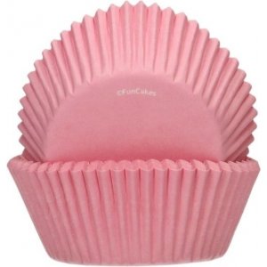 Muffinsformer - Rosa - Funcakes - 48-pakning Muffinsformer - Rosa - Funcakes - 48-pakning