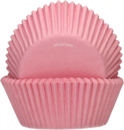 Muffinsformer - Rosa - Funcakes - 48-pakning Muffinsformer - Rosa - Funcakes - 48-pakning